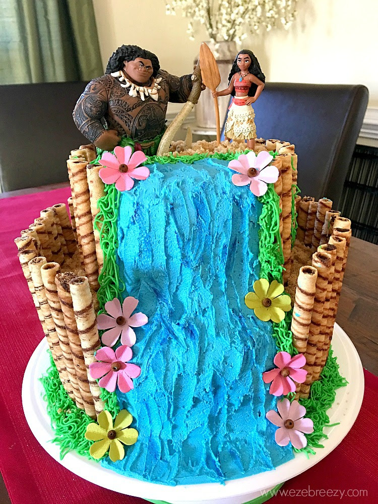 How To Make A Moana Cake