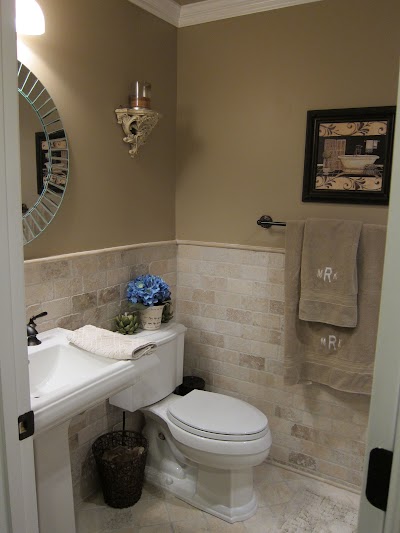 Half Bath Tile Ideas