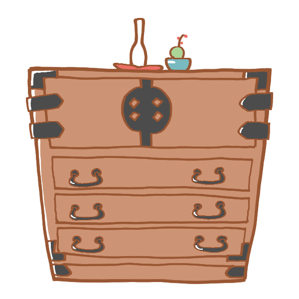 和箪笥のイラスト かわいいフリー素材が無料のイラストレイン