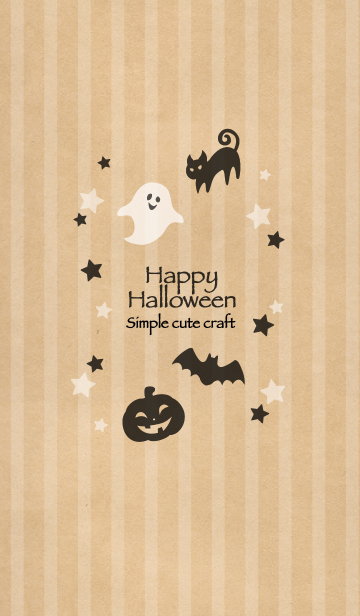 大人かわいいシンプルハッピーハロウィン Line着せかえ 360円