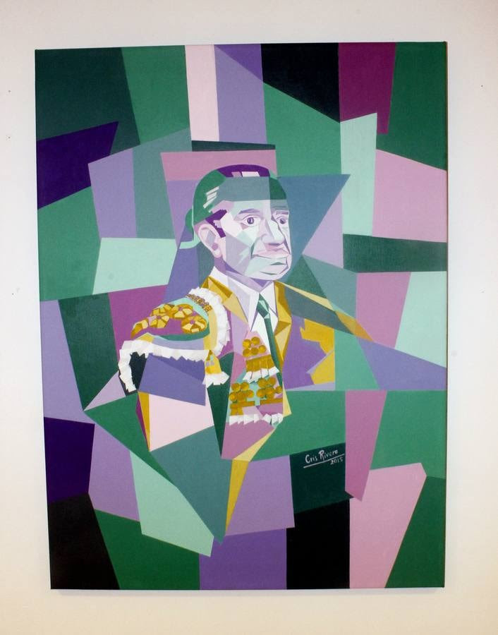 Inauguración de la exposición 'Geometría Belmontina' de Cris Rivero en el Museo del Toro de Valladolid