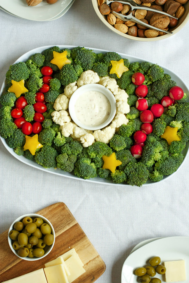 Joy vegetable dish, perfect for Christmas and holiday parties