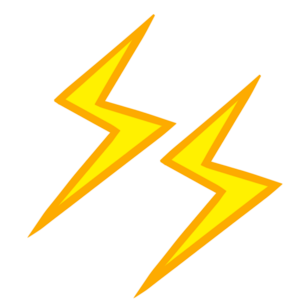 カミナリのイラスト かわいいフリー素材が無料のイラストレイン