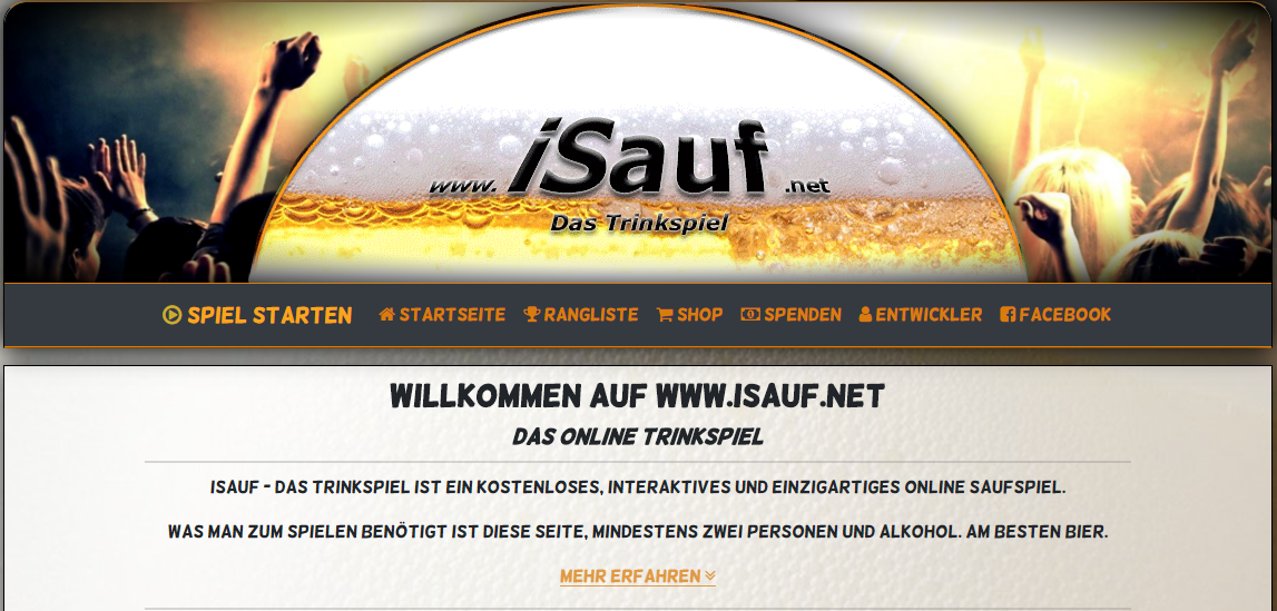 Isauf Das Trinkspiel
