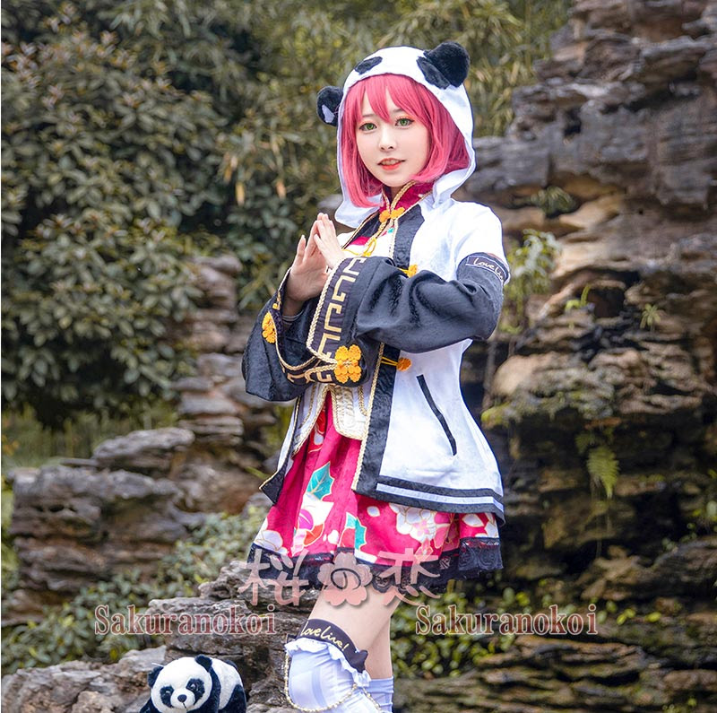 ラブライブ サンシャイン コスプレ 衣装 Lovelive Sunshine 黒澤ルビィ チャイナドレス 覚醒 コスプレ衣装 浦の星女学院風 コスチューム コミケy2109 コスプレ衣装専門店 桜の恋 アニメコスプレ衣装 通販