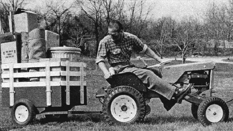 Garden Tractor Trailer Plans
