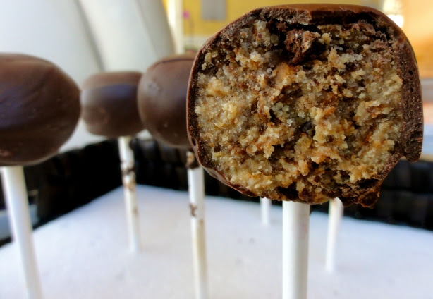 Chocolate-Chip Cookie Dough Cake Pops: