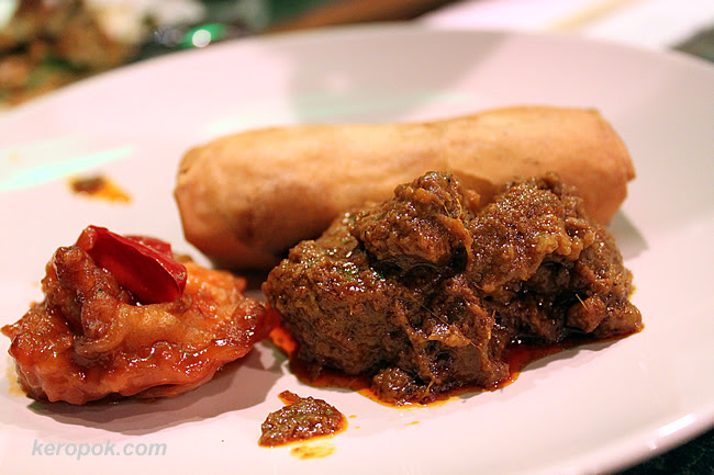Rendang, Popiah, Fish
