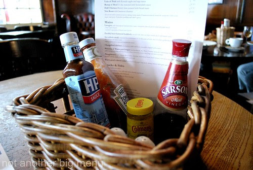 Princess of Wales, Blackheath - table setting