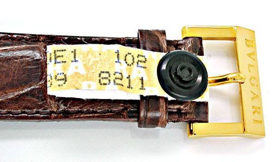 Original-Foto 3, BULGARI ANFITEATRO HERRENUHR GELBGOLD TOPUHR UNGETRAGEN