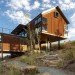 sunshine canyon house, forest fire, boulder, colorado, house, renée del gaudio architecture, mining, agriculture, gabled roof, rustic materials, exposed beams, rusted steel cladding, barn doors, photovoltaic array, closed cell foam insulation, triple pane windows, daylight, natural breezes