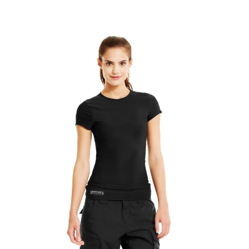 Under Armour Women's UA Tactical HeatGear® Compression T Extra Small Black On Sale