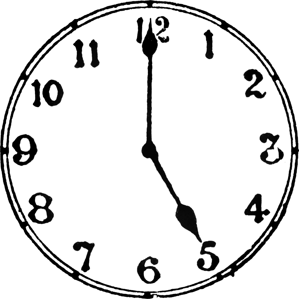 Cartoon Analog Clock 10 30 Clipart Best