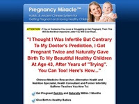 Pregnancy Miracletm Top Pregnancyinfertility Book On