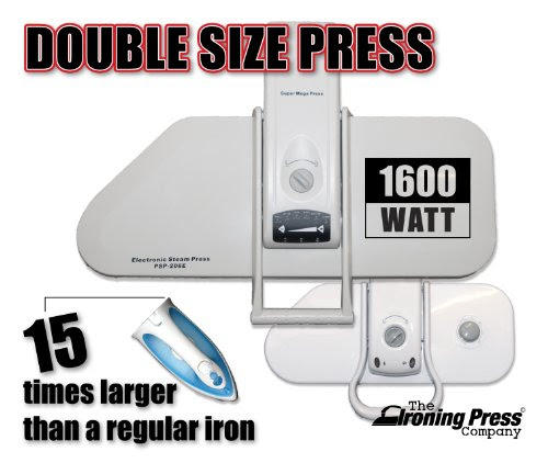 PSP-206E+ 1600watt 50% larger Super Mega Steam Press