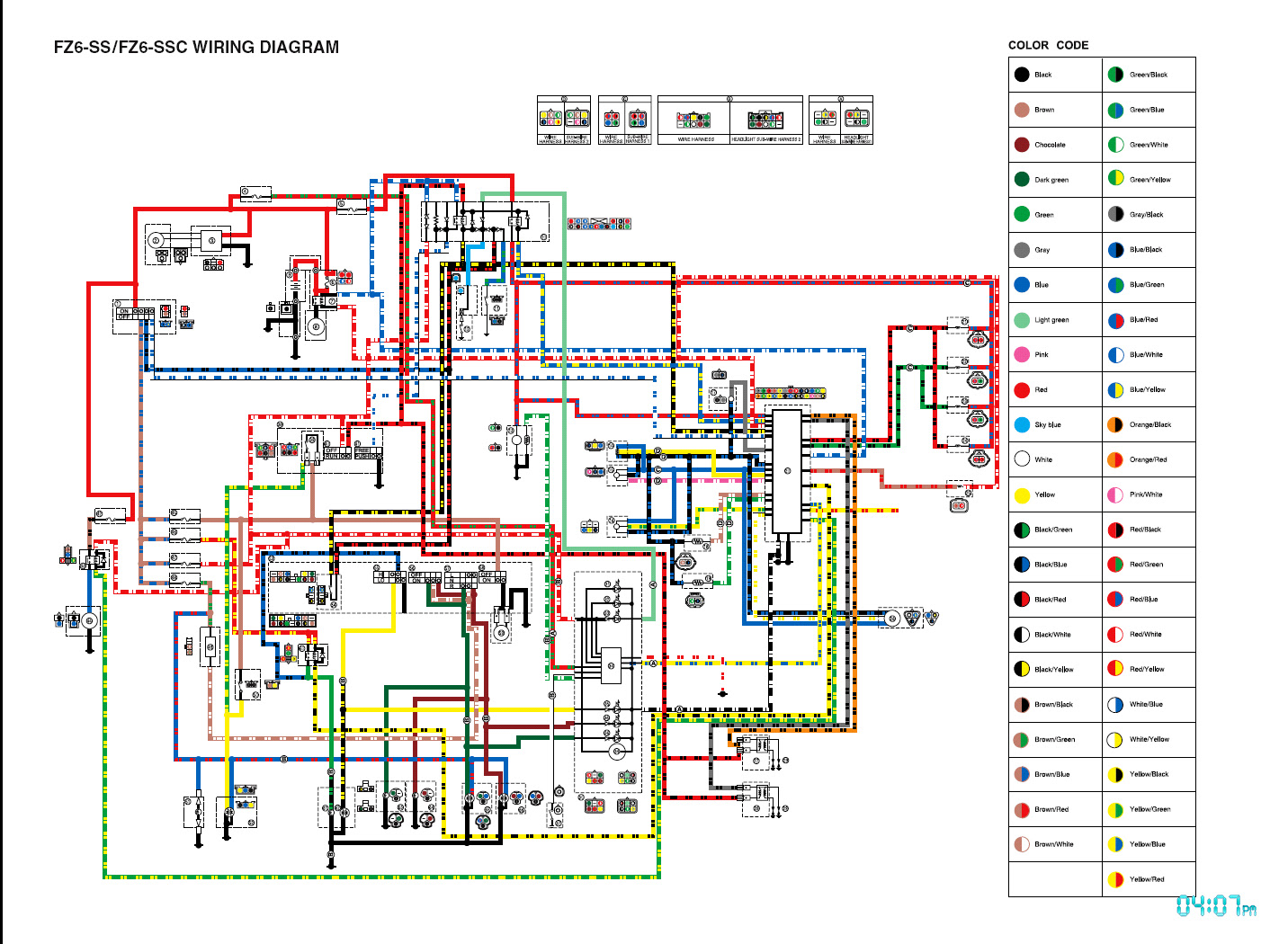 2005 Yamaha Yzf R6 Wiring Diagram | Online Wiring Diagram