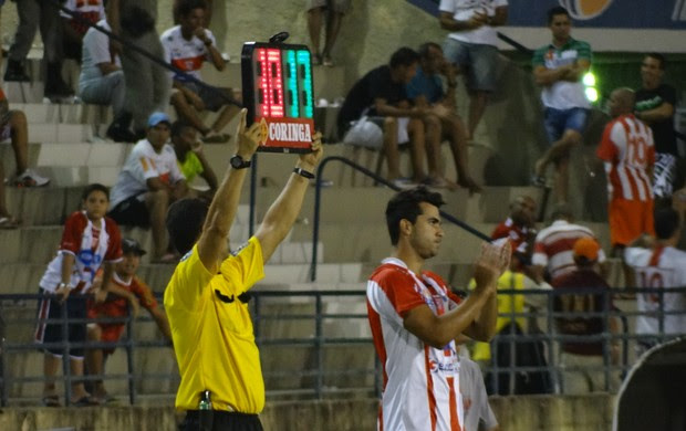 Atacante Liliu, CRB 1x2 Campinense-PB (Foto: Paulo Victor Malta / Globoesporte.com)