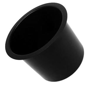 Black Plastic Cup Holder Boat Rv Car Truck Inserts Large ...