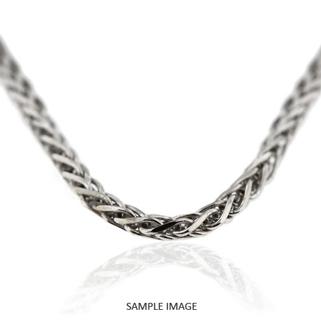 home necklaces chains 18k white gold wheat chain