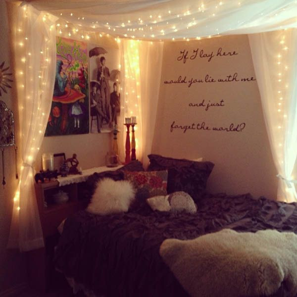 ... Bedroom A Magical Makeover With Christmas Lights! | SF Modern Luxury