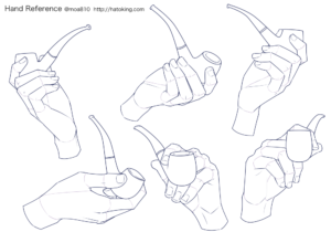 手のイラスト資料集 Hand Reference Hato King