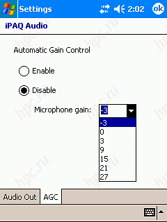 HP iPAQ series hx2000: three, seven, ace