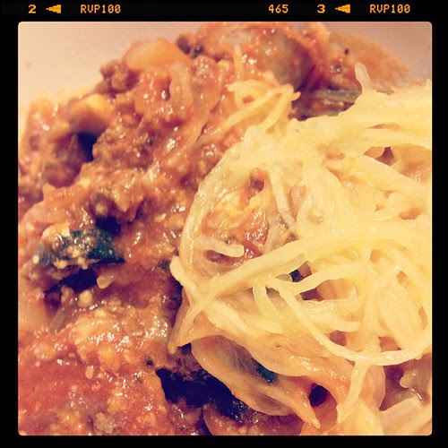 Celebrating Cinco de Mayo with some #paleo spaghetti.