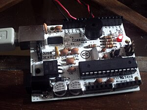 with a buzzer for a little morse code translat...