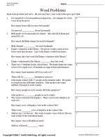 Division Word Problems