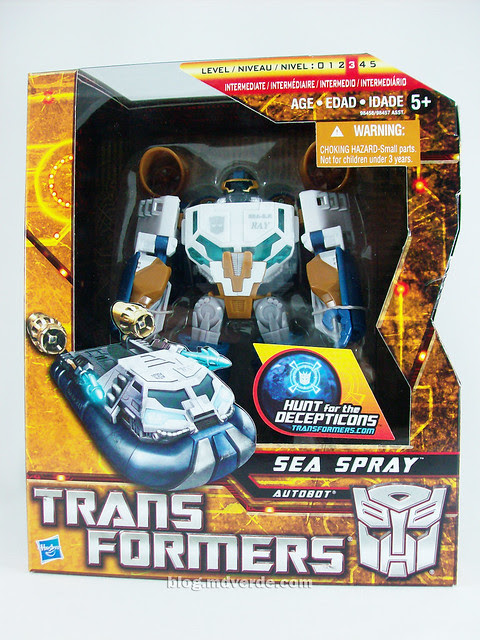 Transformers Seaspray Hunt for the Decepticons Voyager - caja