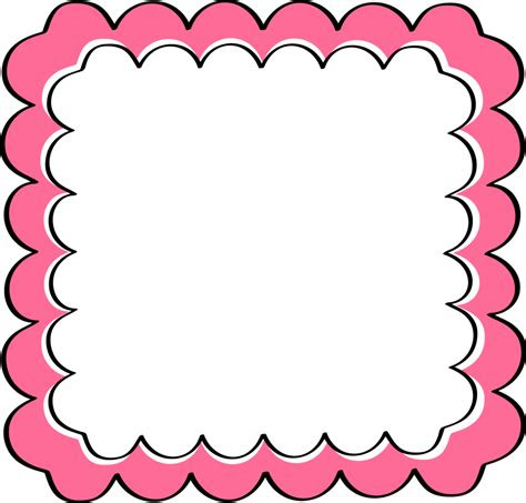 pink frame clip art clipart
