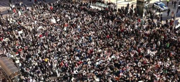 Protesta en Valencia