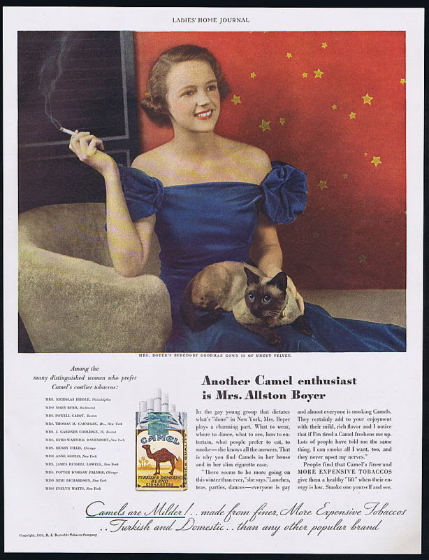 Contest Entry: Camel Cigarettes, 1935: vintage_ads ...
