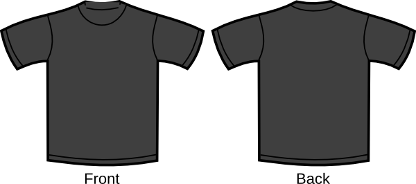 Download Blank Grey T-shirt Clip Art at Clker.com - vector clip art ...