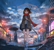 オリジナル 背景 女の子 19 03 Pixiv年鑑 B