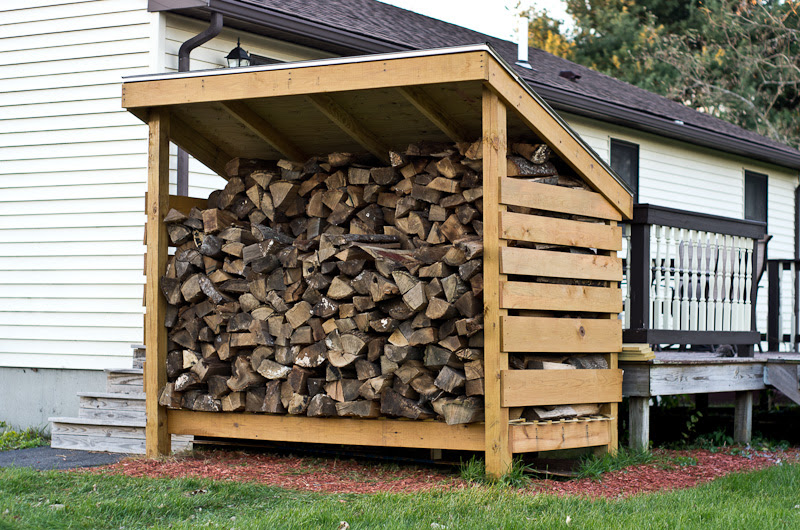 Wood Storage : Construct Your Own Shed With Wooden Garden 