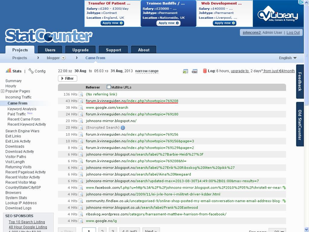 statcounter trafikk neanderthal
