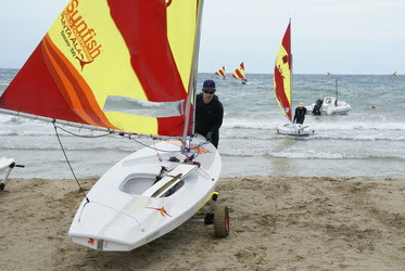 How To Rig A Sunfish Sailboat Diagram