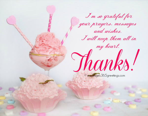 Birthday Thank You Messages Thank You For Birthday Wishes