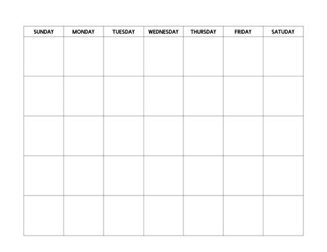  free printable blank calendar template paper trail design