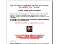 New and Updated Distress-free Aging Transformational