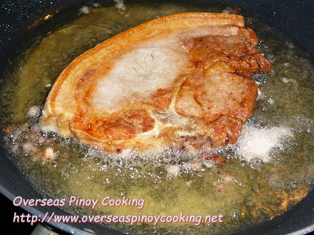 Fried Pork Chop with Tomato Onion Chili Relish - Cooking Procedure