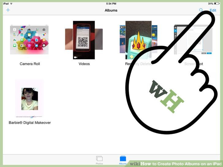 Create Photo Albums on an iPad Step 2 Version 3.jpg