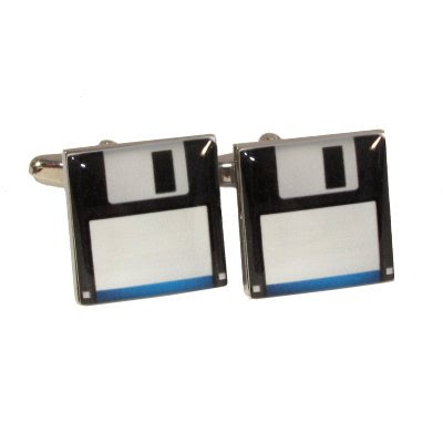 Retro Computer Floppy Disc Cufflinks
