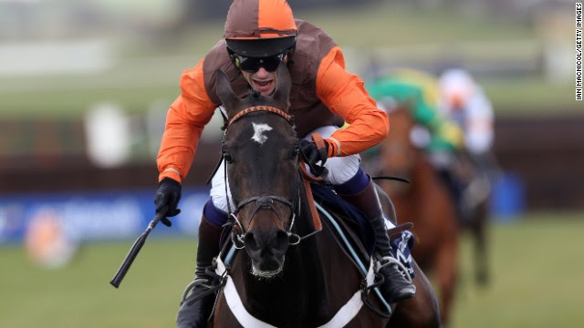 Waley-Cohen will be in the orange and brown colors of his father Robert when he takes to the start for the Britain's Grand National race.