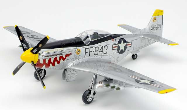 Tamiya 1/72  NORTH AMERICAN F-51D MUSTANG KOREAN WAR (60754) Color Guide & Paint Conversion Chart 