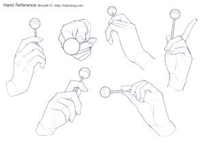 手のイラスト資料集 Hand Reference Hato King