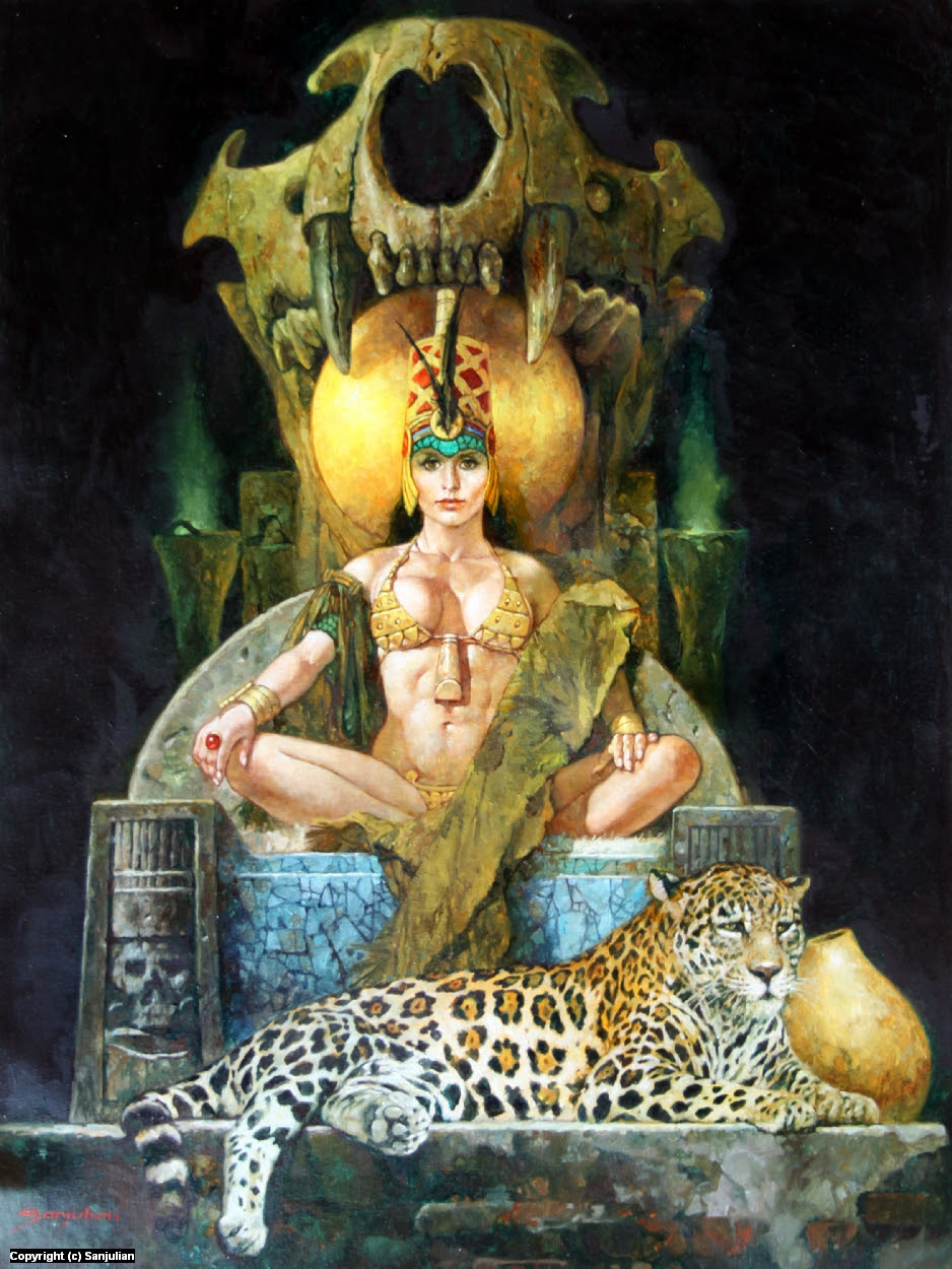 Priestess Artwork by Manuel Sanjulian
