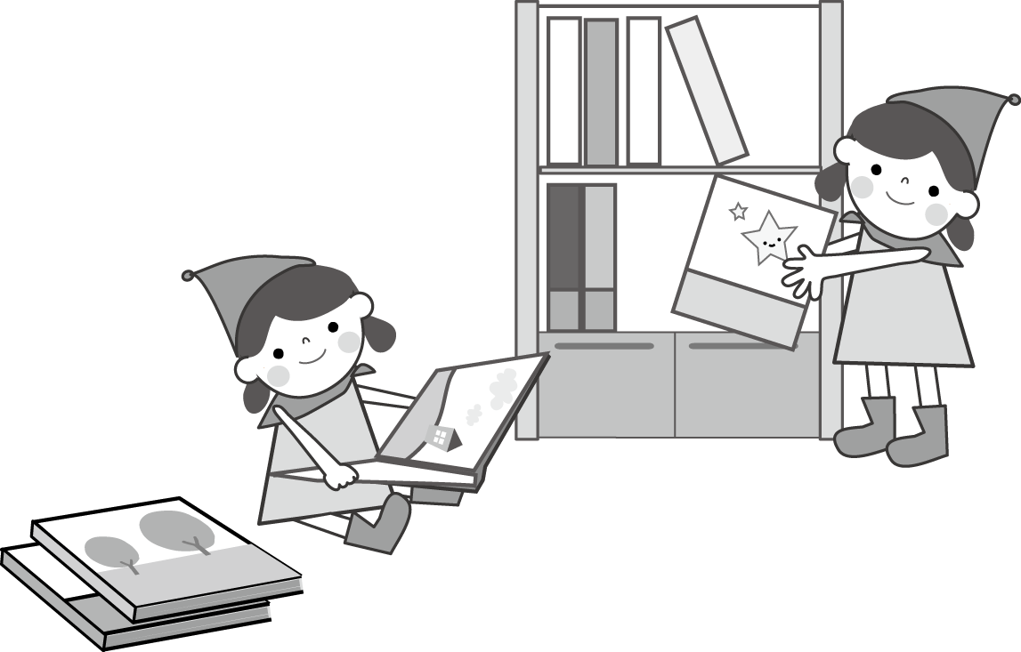 本を読む子どものイラスト 無料イラスト フリー素材