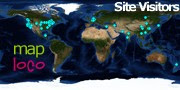Locations of Site Visitors